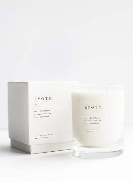 BROOKLYN CANDLE STUDIO - KYOTO ESCAPIST Candle - candle and box 2