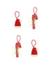 CORO CORA - SET OF FOUR HAND WOVEN CHRISTMAS ORNAMENTS - 1