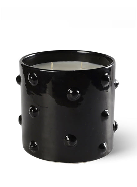 CÔTÉ BOUGIE - ITTO Black Clay Candle - front