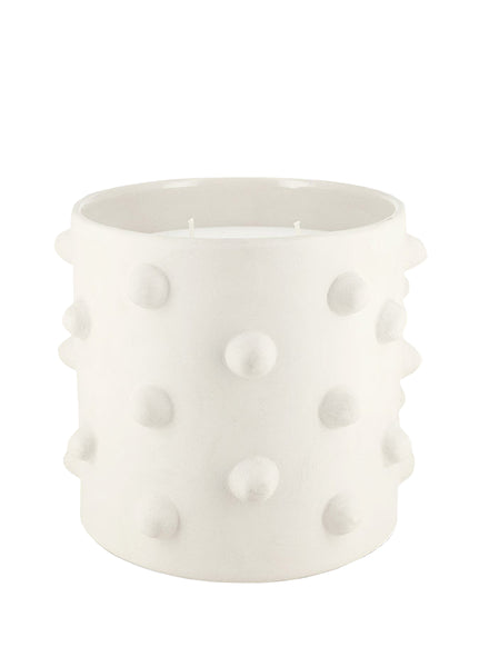 CÔTÉ BOUGIE - ITTO White Clay Candle - front