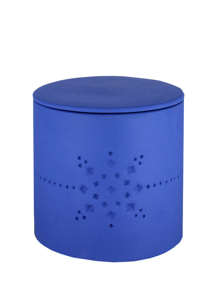 CÔTÉ BOUGIE - IZZA Majorelle Blue Candle - front