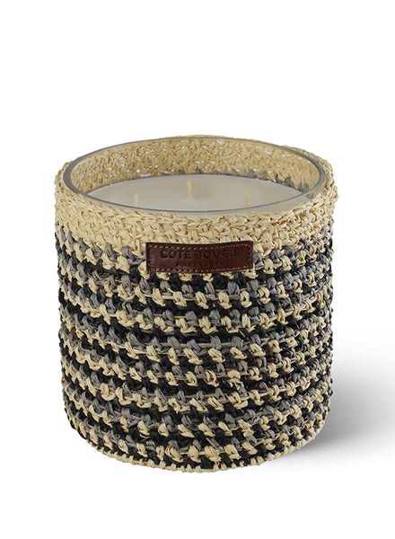 CÔTÉ BOUGIE - MIA Crochet Candle - front
