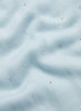 THE CRYSTAL WRAP - Pale blue cashmere wrap with Swarovski crystals - detail