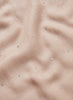 THE CRYSTAL WRAP - Pale pink cashmere wrap with Swarovski crystals - detail
