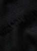 THE LÉGÈRE - Black fine pure cashmere scarf - Detail