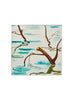 JANECARR X ZHANG ENLI POND POCKET SQUARE - Printed silk pocket square - flat