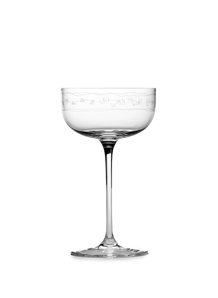 SET OF FOUR MARNI CHAMPAGNE COUPES - Midnight Flowers collection - 1