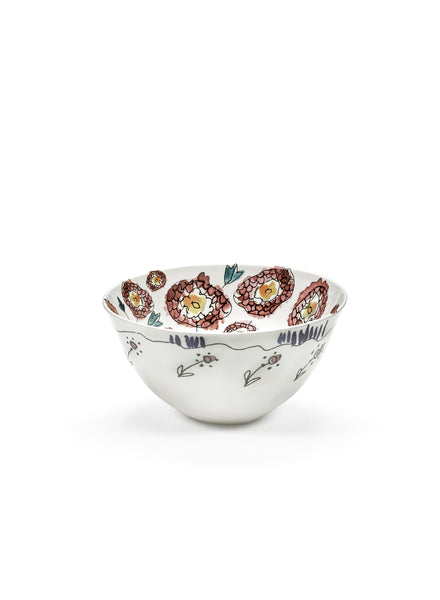 MEDIUM SERVING BOWL BY MARNI - From the Midnight Flowers collection - 1
