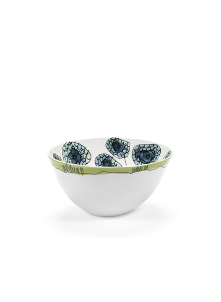 Anemone Vaniglia MEDIUM SERVING BOWL - MARNI - From the Midnight Flowers collection