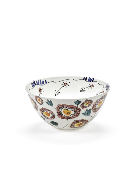 LARGE SERVING BOWL BY MARNI - From the Midnight Flowers collection - 1