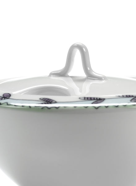 Blossom Milk SUGAR BOWL - MARNI - From the Midnight Flowers collection