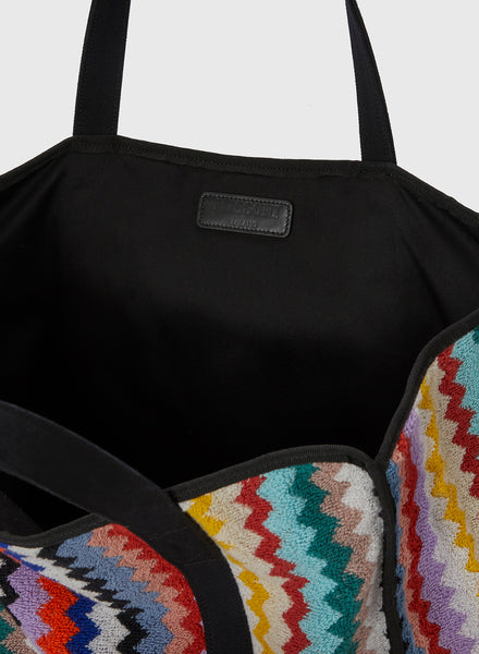 The Riverbero Towel Beach Bag - MISSONI