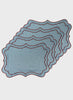 MARIAIDA - SET OF FOUR BRISA BLUE LINEN PLACEMATS - 3