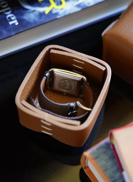 OSCAR MASCHERA - Small Brown Leather Box - 2
