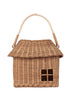 Big Natural Rattan Hutch Basket - front