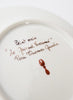 THOMAS GOODE Hand Painted Porcelain Side Plate - Green - Back