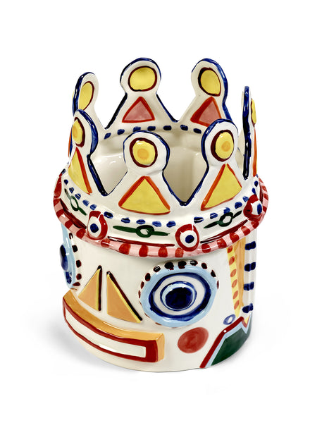 OTTOLENGHI Sicily Stoneware Crown Vase - 1