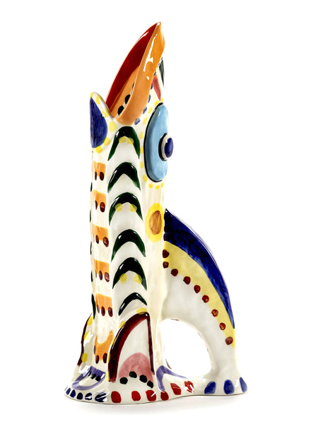 OTTOLENGHI Sicily Stoneware Long Fish Vase - 1