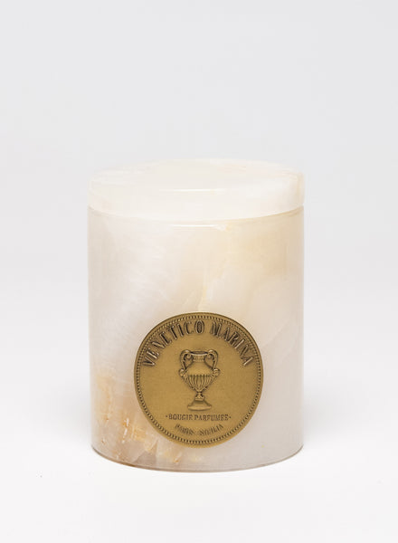 MILANO CANDLE IN WHITE ONYX - VENETICO MARINA - 1