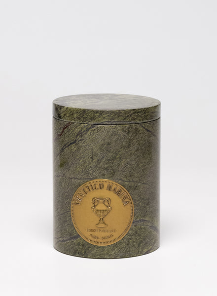 VENETICO MARINA - PANAREA CANDLE IN GREEN MARBLE - 1