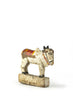 VINTAGE PAINTED WOODEN NANDI SCULPTURE - 1