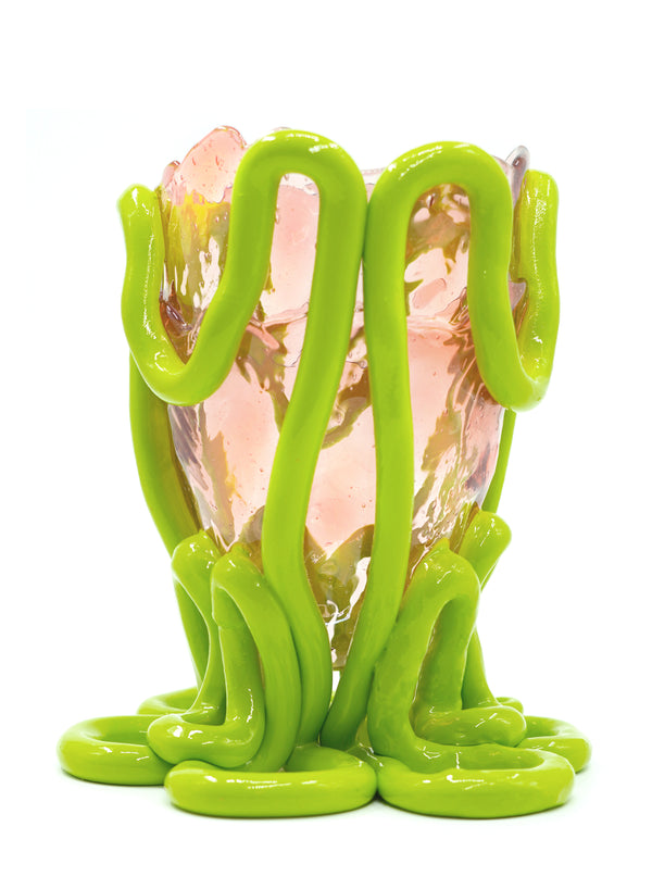 GAETANO PESCE - Indian Summer Vase, Pink and Lime - 1