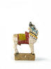 VINTAGE PAINTED WOODEN NANDI SCULPTURE