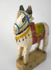 VINTAGE PAINTED WOODEN NANDI SCULPTURE