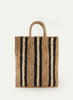 AIRO TOTE - Tea, black and natural - Front