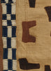 AUTHENTIC HANDMADE KUBA CLOTH CUSHION FROM CONGO, IVORY 4 - Detail 