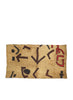 AUTHENTIC HANDMADE KUBA CLOTH CUSHION FROM CONGO, LINEAR 2 - Flat