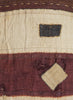 AUTHENTIC HANDMADE KUBA CLOTH CUSHION FROM CONGO, STRIPE 1 - Detail