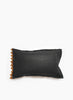 AUTHENTIC HANDMADE KUBA CLOTH CUSHION FROM CONGO, STRIPE 2 - Back