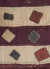 AUTHENTIC HANDMADE KUBA CLOTH CUSHION FROM CONGO, STRIPE 3 - Detail