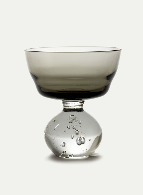 BELA SILVA FOR SERAX - Glasses ‘Eternal Snow’ - Medium - Smoked Grey