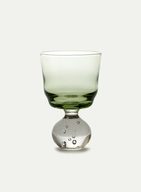 BELA SILVA FOR SERAX - Glasses ‘Eternal Snow’ - Small - Green