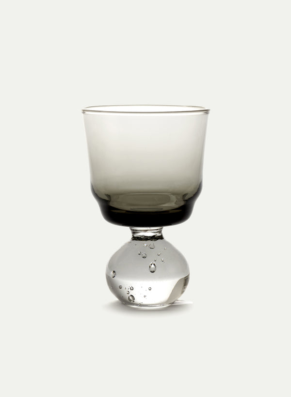 BELA SILVA FOR SERAX - Glasses ‘Eternal Snow’ - Small - Smoked Grey