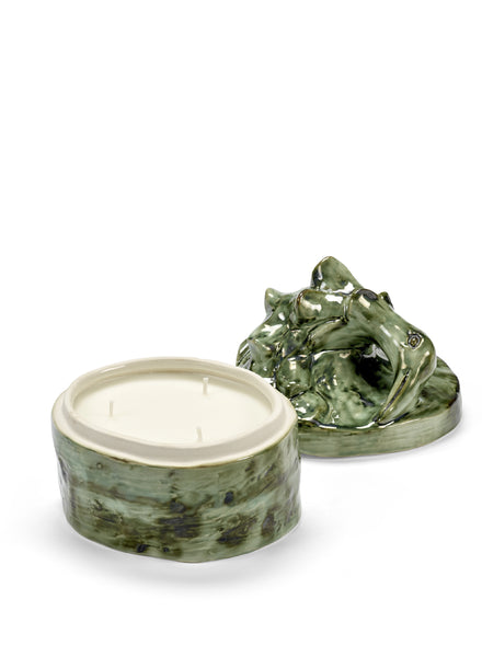 SONATA MEDIUM SCENTED CERAMIC CANDLE - BELA SILVA - Open