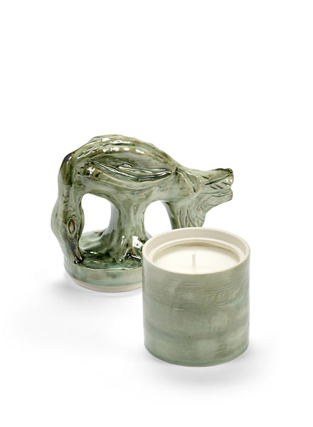 SONATA SMALL SCENTED CERAMIC CANDLE - BELA SILVA - Open