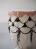 MEGAN BAKER - Black & White Fish Scale Mug - 3