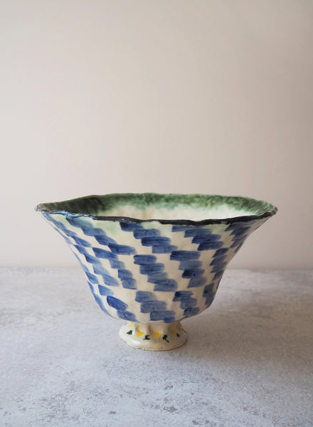 MEGAN BAKER - Blue Brickwork Bowl - 1