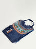 BRIGITTE TANAKA - Pochette Grande Pull Bleu - Front