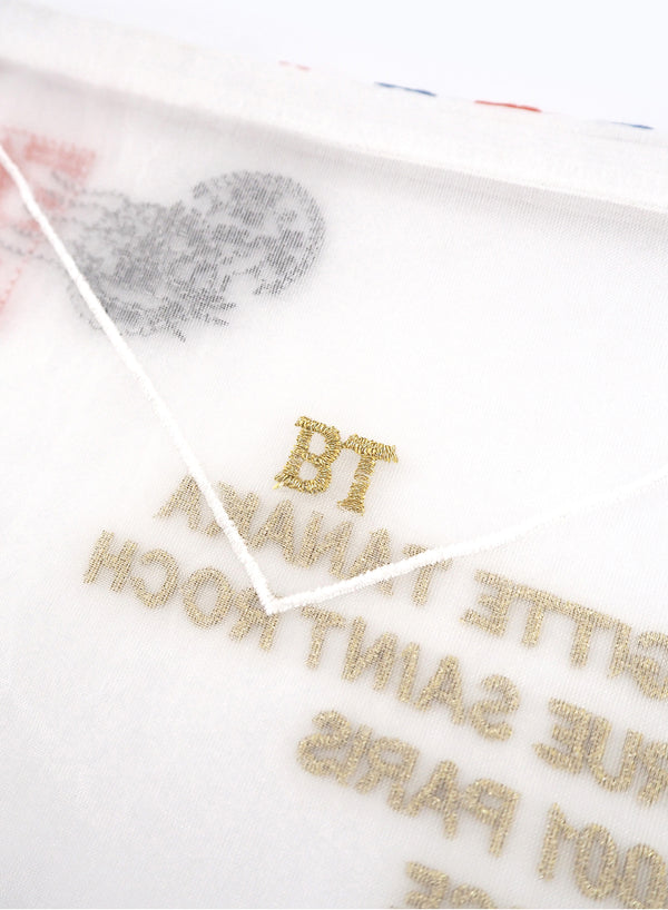 BRIGITTE TANAKA - Pochette Zip Enveloppe - Detail