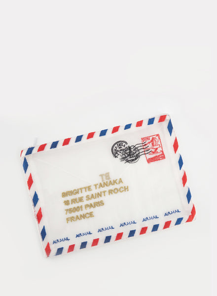 BRIGITTE TANAKA - Pochette Zip Enveloppe - Front
