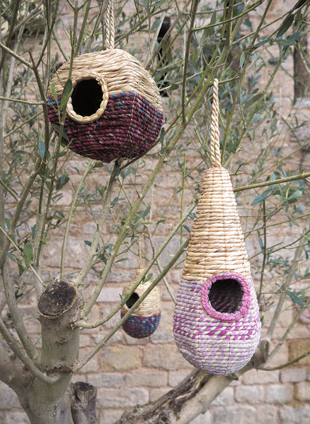 WILD BIRD NESTERS - Set of 3 varied shapes - 1