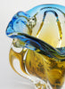 Bohemia Glass Vase - Blue and Bronze - Detail 1