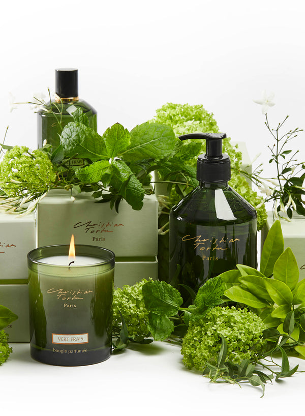 Vert Frais Scented Candle, 190g - Christian Tortu