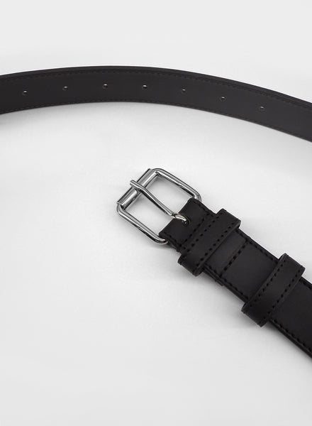 COMME DES GARCONS - Classic Leather Belt - Black - Detail 2