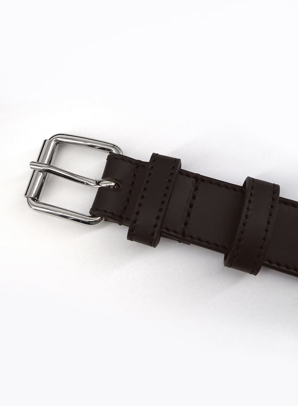 COMME DES GARCONS - Classic Leather Belt - Brown - Detail 1