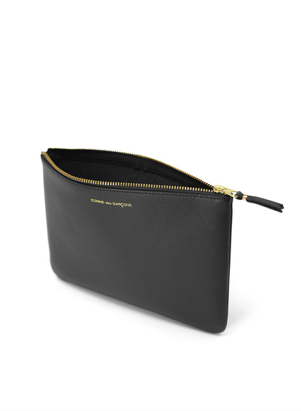 COMME DES GARCONS - Classic Leather Zip Pouch - SA5100 - Black - Side
